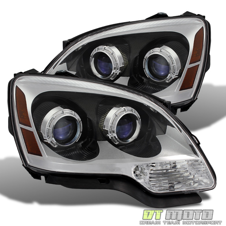 2007-2012 GMC Acadia Projector Headlights Headlamps Replacement Left+Right Set