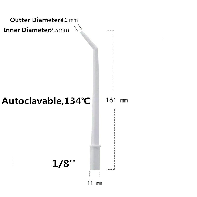 50~200pcs Dental Surgical Suction Tips White/Blue Saliva Ejectors Aspirator Tube