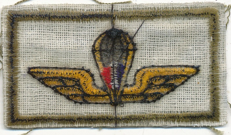 Panama Defense Forces PDF basic airborne parachute wings color Panama made