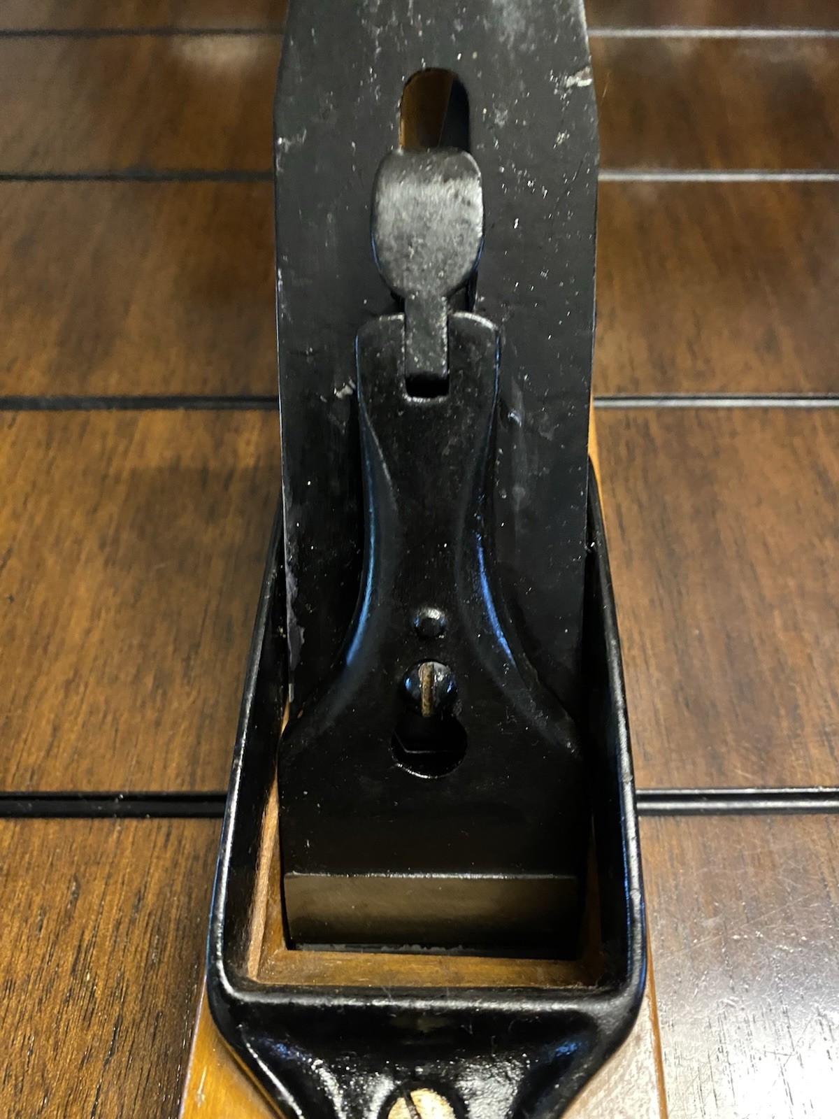 Antique c.1910 Ohio Tools Co.No.027 Wood Transitional Jack Plane “Ohio Globe”