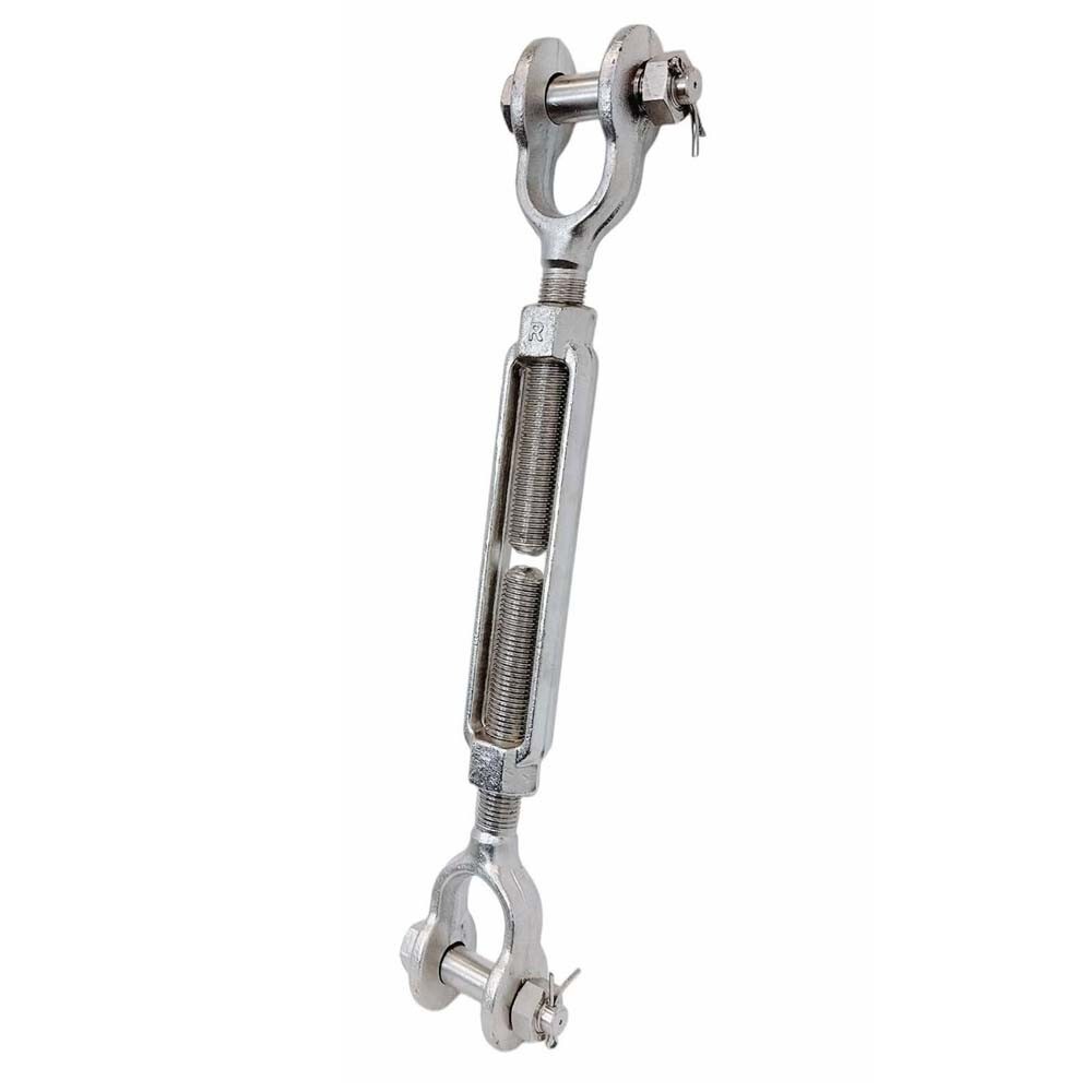Stainless Steel T316 Mil Spec 5/16" x 4-1/2" Jaw Jaw Turnbuckle 800 Lbs WLL