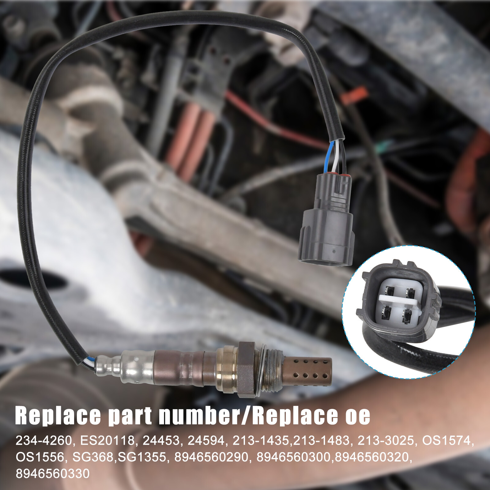 2X Oxygen Sensor Downstream O2 Sensor Replacement for Toyota Camry