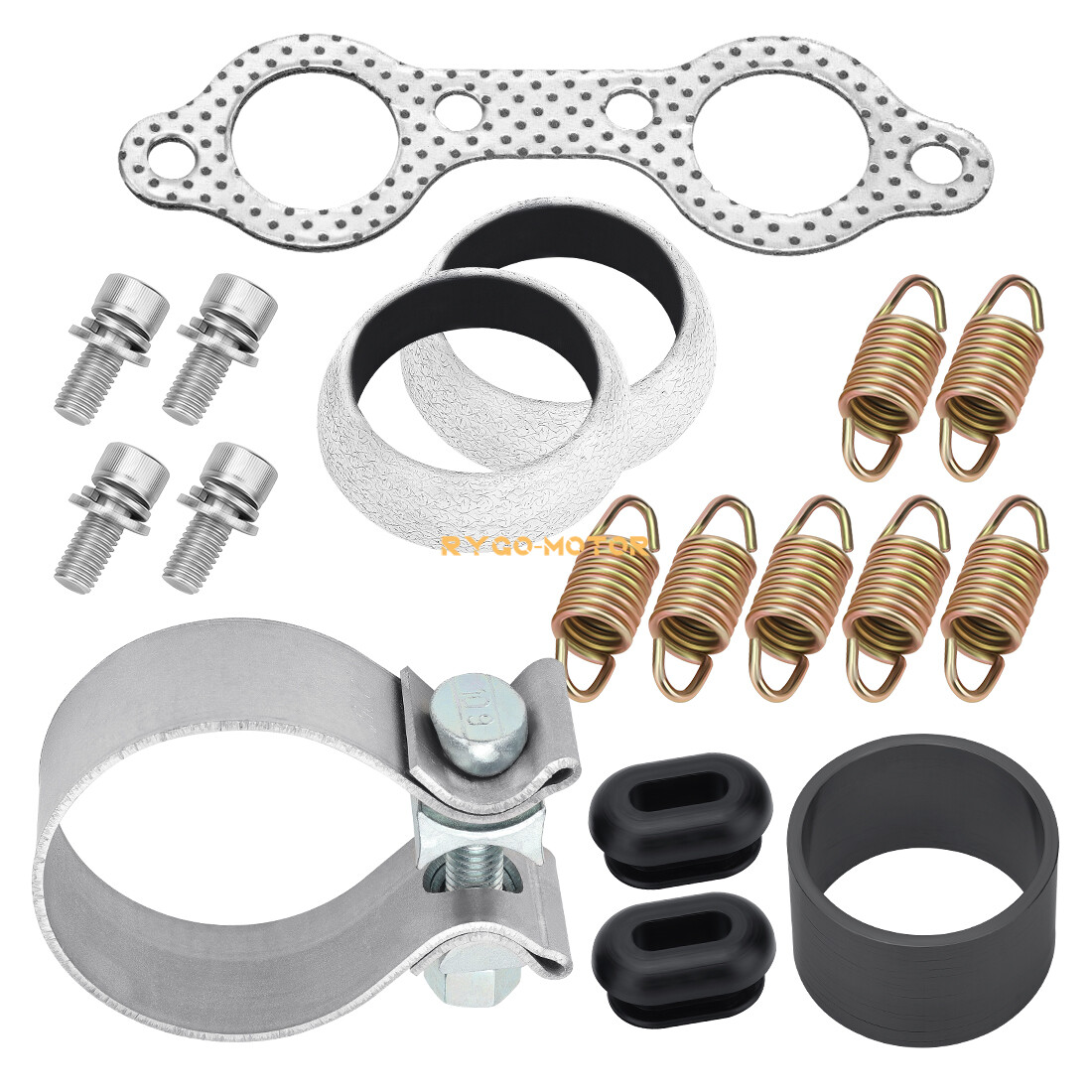 Exhaust Muffler Gasket Seal Spring Kit for Polaris RZR 800 2008-2011 7081382