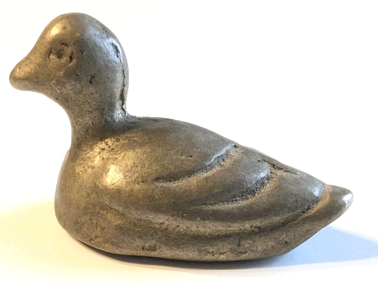 Vintage Miniature Brass Duck Paper Weights Collectibles Set of 3