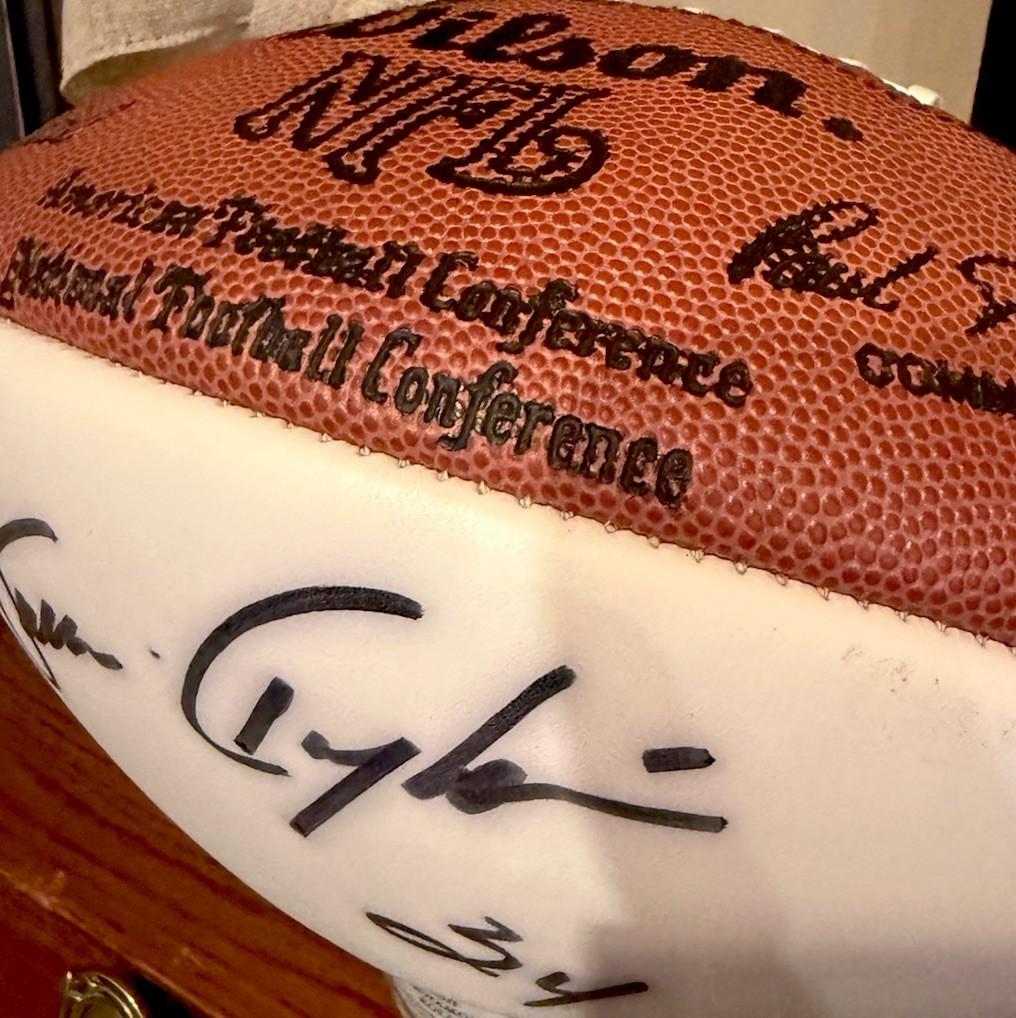 Walter Payton Signed Wilson Football. Beautiful. Guaranteed Original
