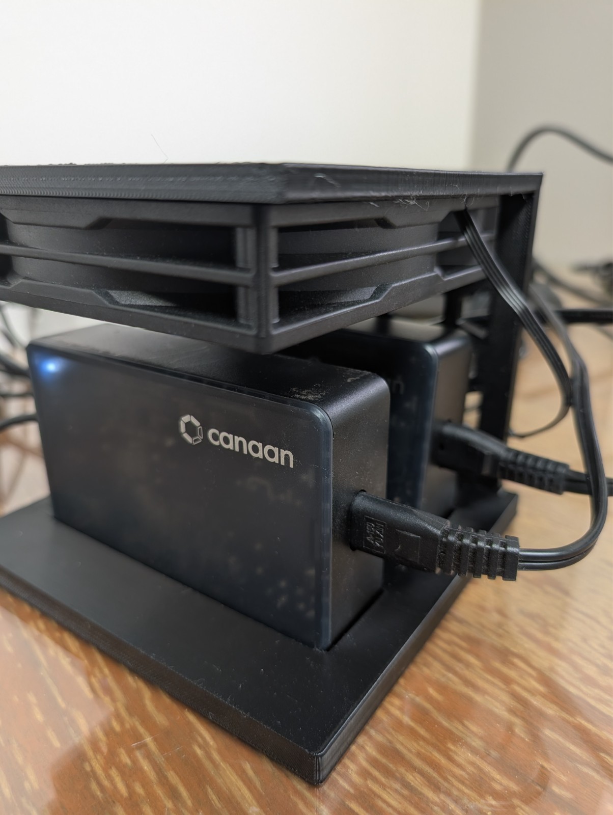 Avalon nano 3 & 3s - 3D Printed Cooling Base for PSU - 120mm Fan Mount