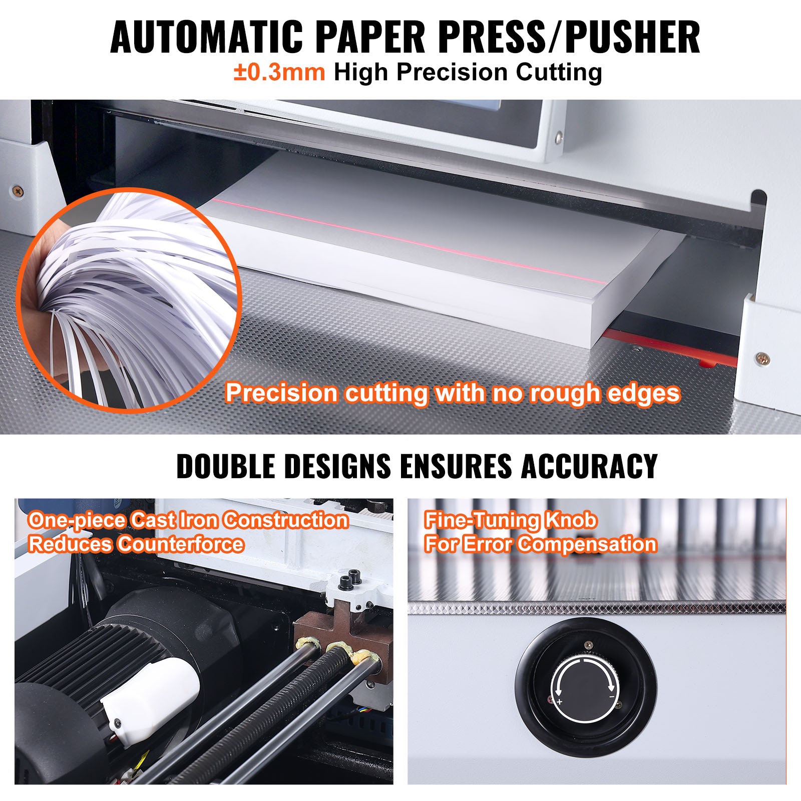 Electric Paper Cutter 19" Cutting Width 3.14" Thickness 7" Touchscreen