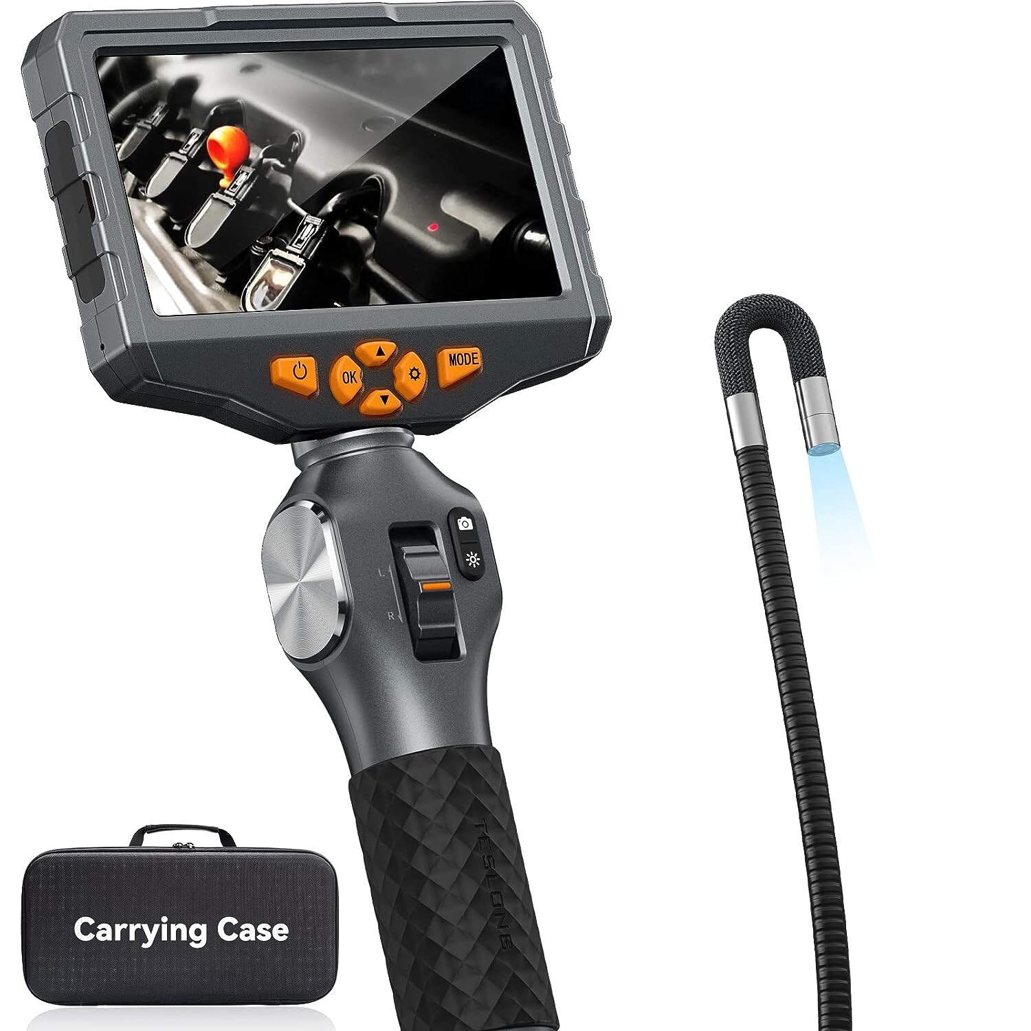 6.5mm TD500 Borescope Inspection Camera Two-Way Articulating Endoscope Camera