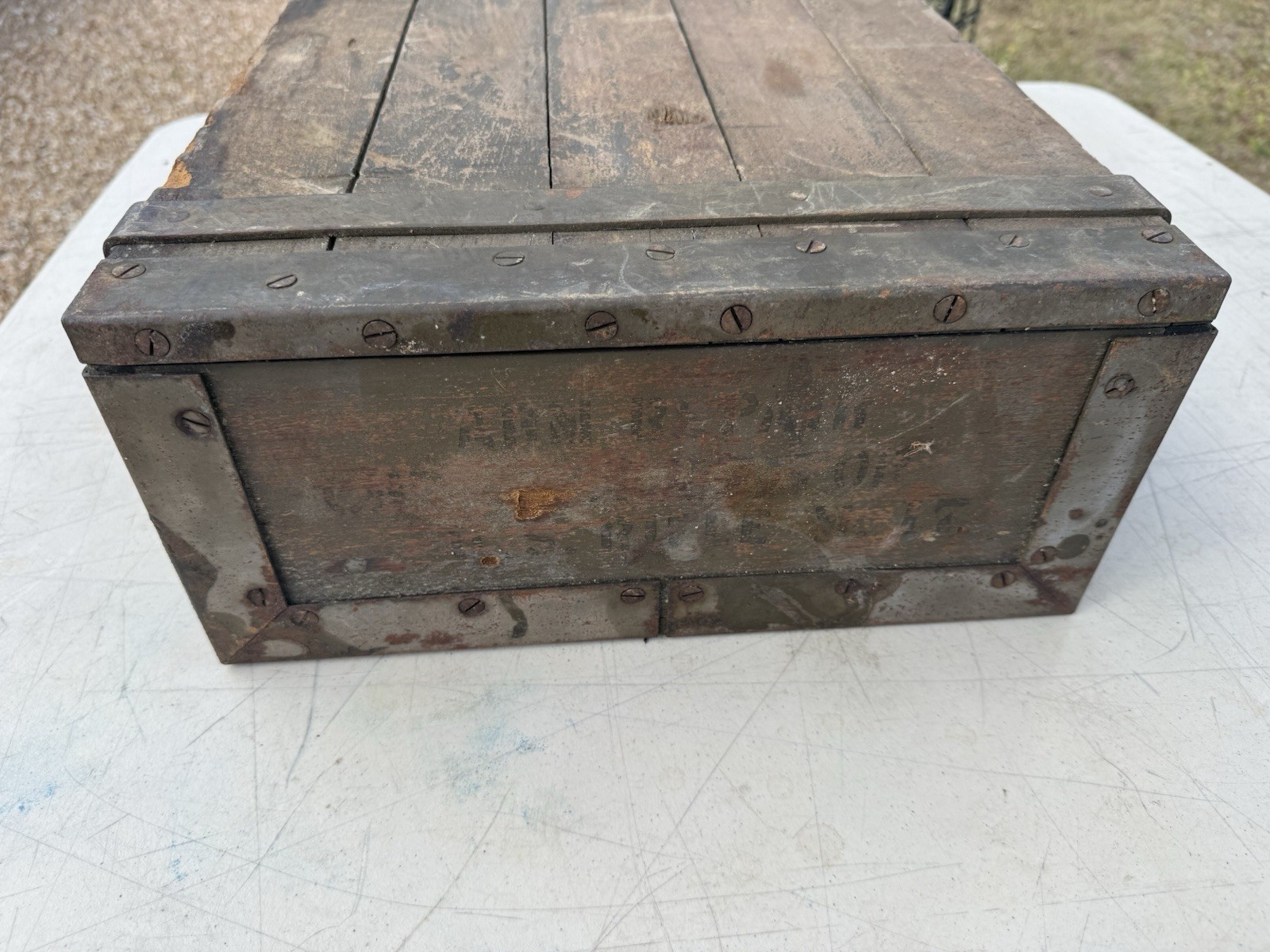 US Army Military Wooden - US M1917/P14 ARMORER REPAIR CHEST