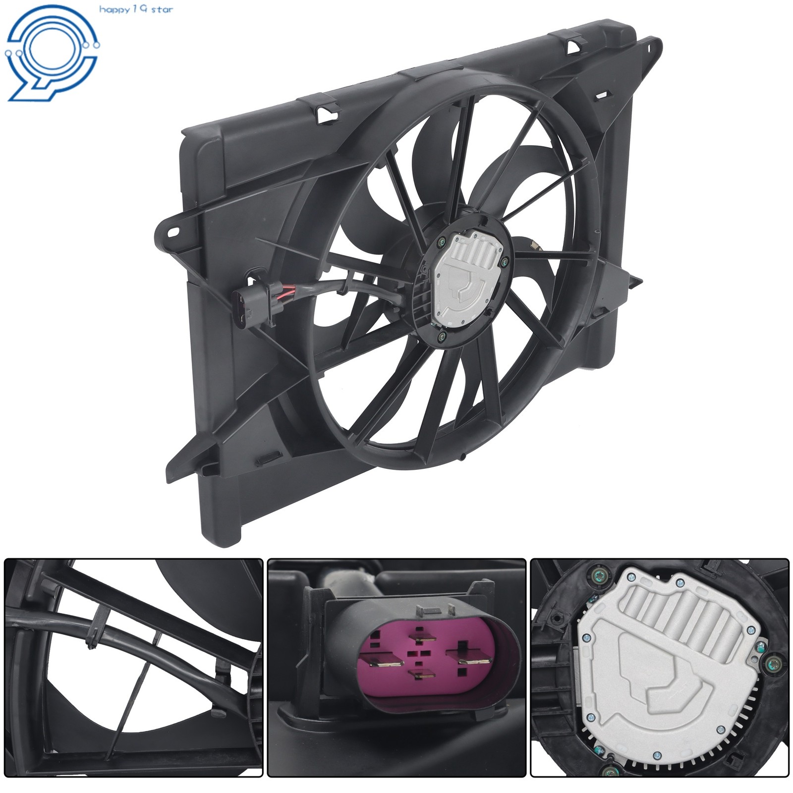 for Chrysler Pacifica Voyager 2017 2018 19-2022 Cooling Fan Assembly 68217321AC