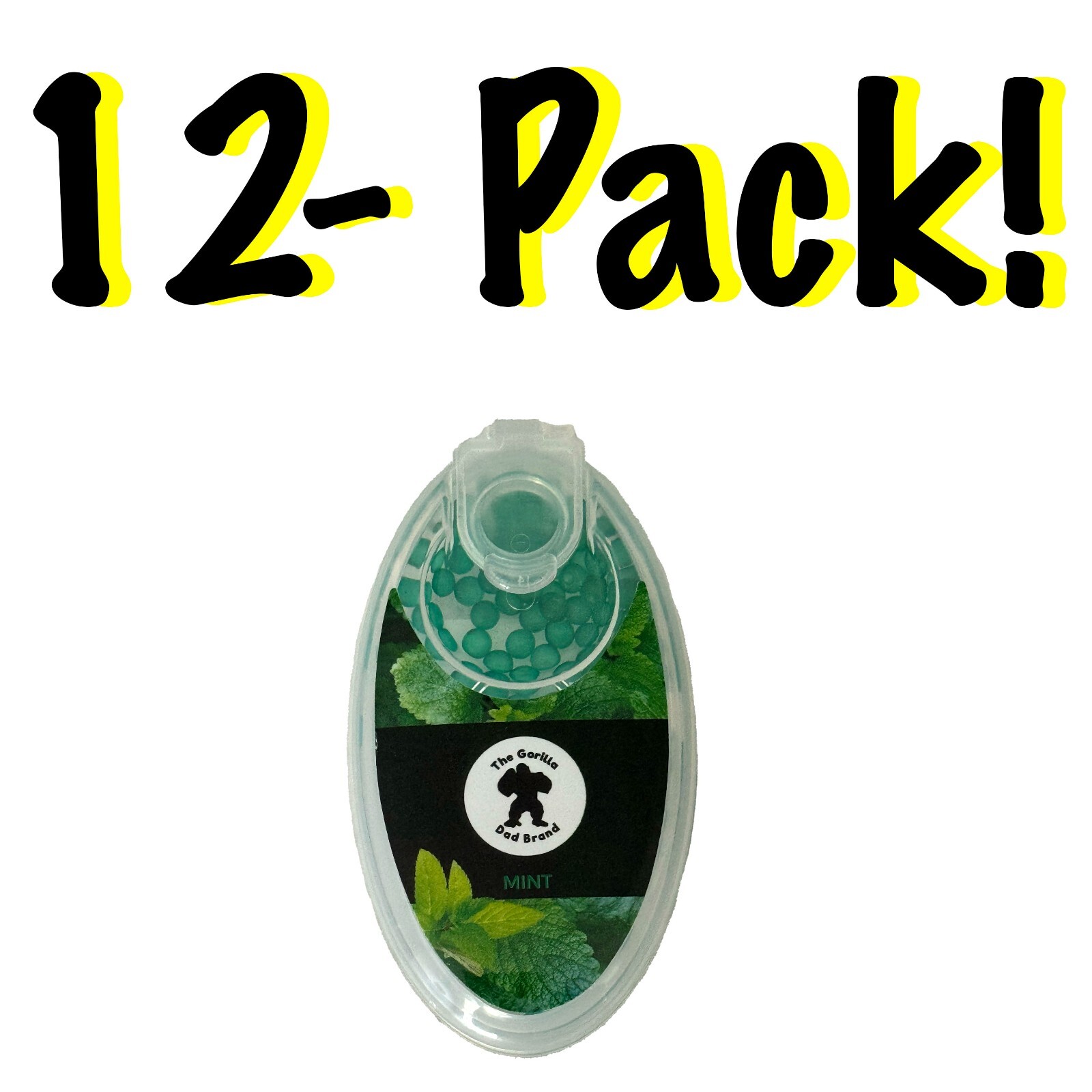 1200 count Green Mint burst beads (12 value pack)