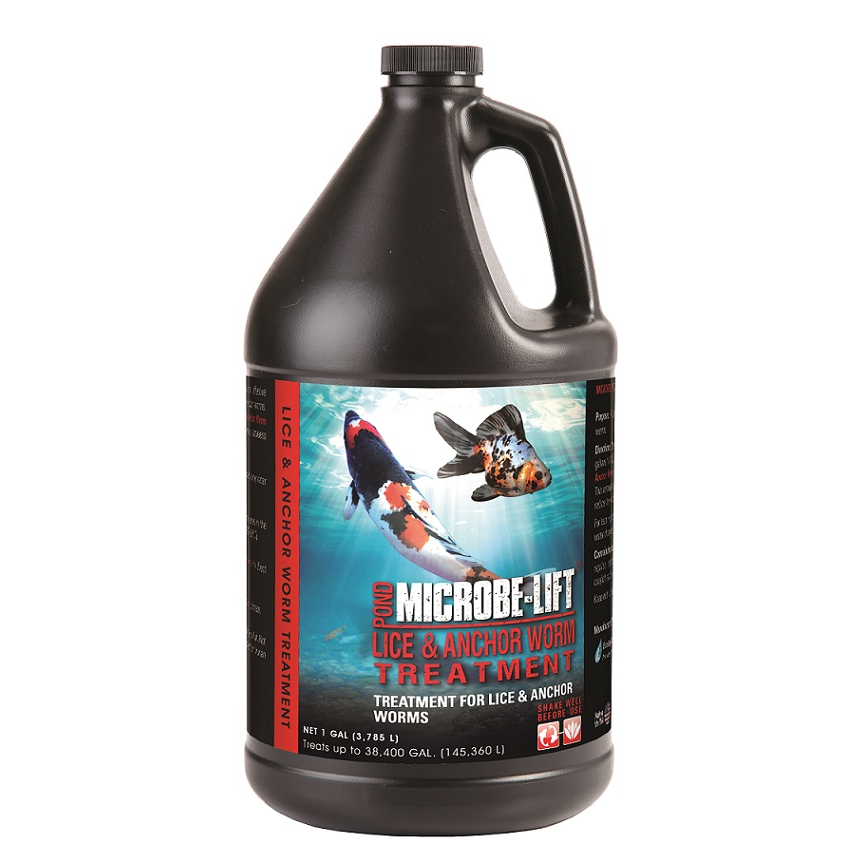 Microbe-Lift Lice & Anchor Worm Treatment | 1 Gallon | Pond Fish Medication