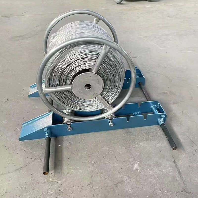 Heavy Duty Cable Drum Roller Stand Cable Reel Dispenser for reels 11.8-47.2in OD