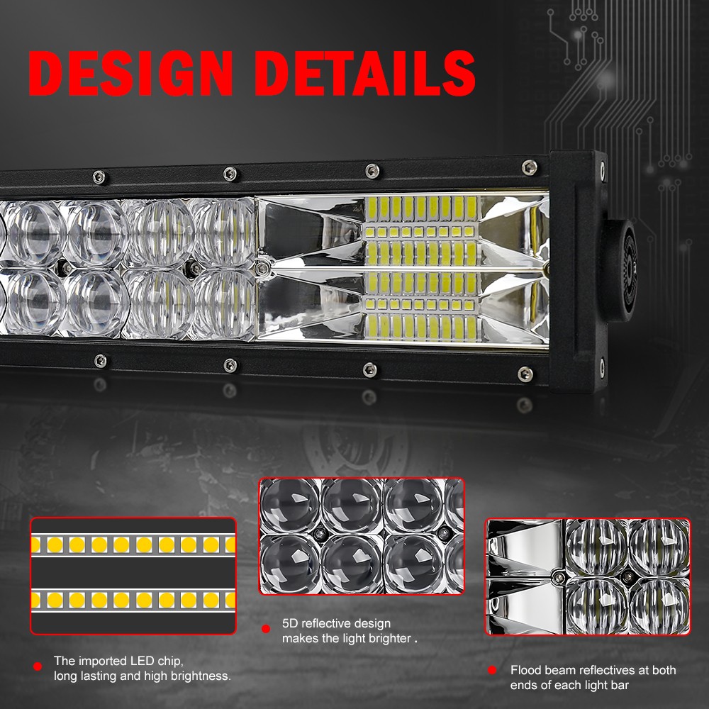 For 07-14 Toyota FJ Cruiser 52" Curved LED Light Bar w/Roof Mount Bracket & Wire