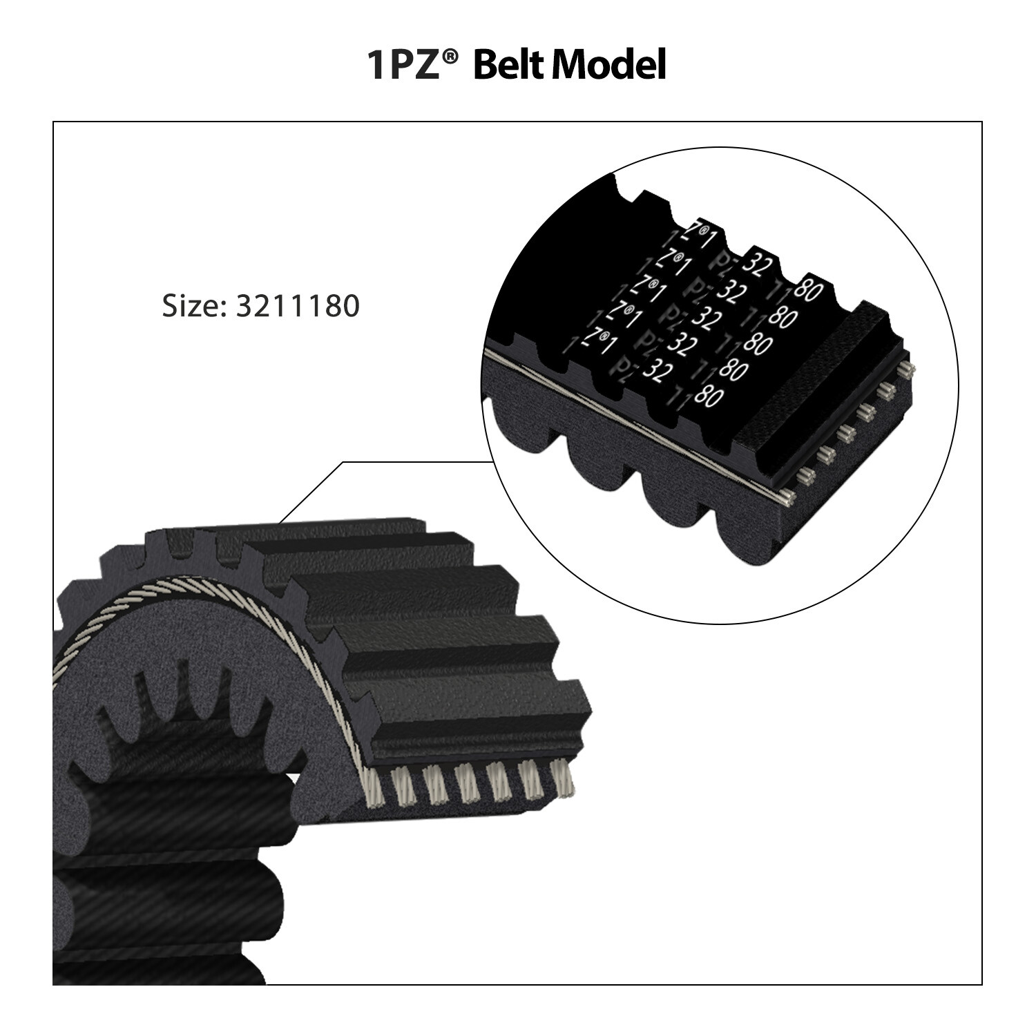 OEM Replacement Drive Belt Polaris RZR 570 / S 570 Ranger 570 / Crew 570 XP 570