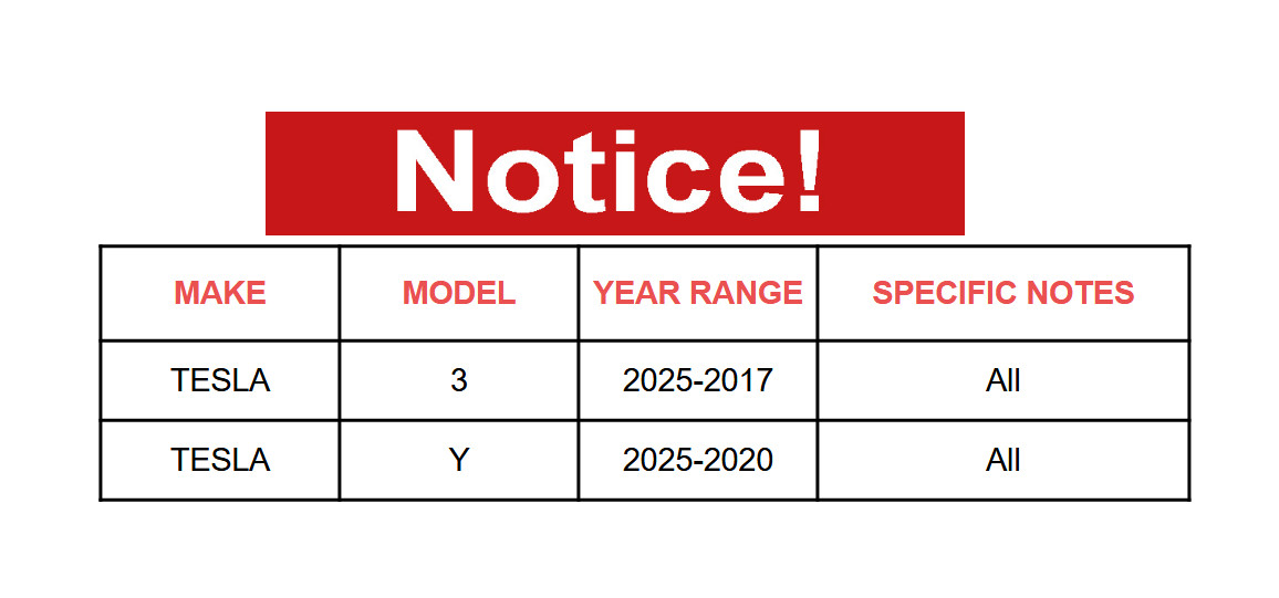 Cabin Air Filter For Tesla Model 3 2017 -25 Tesla Model Y 2020- 2025 CF12774