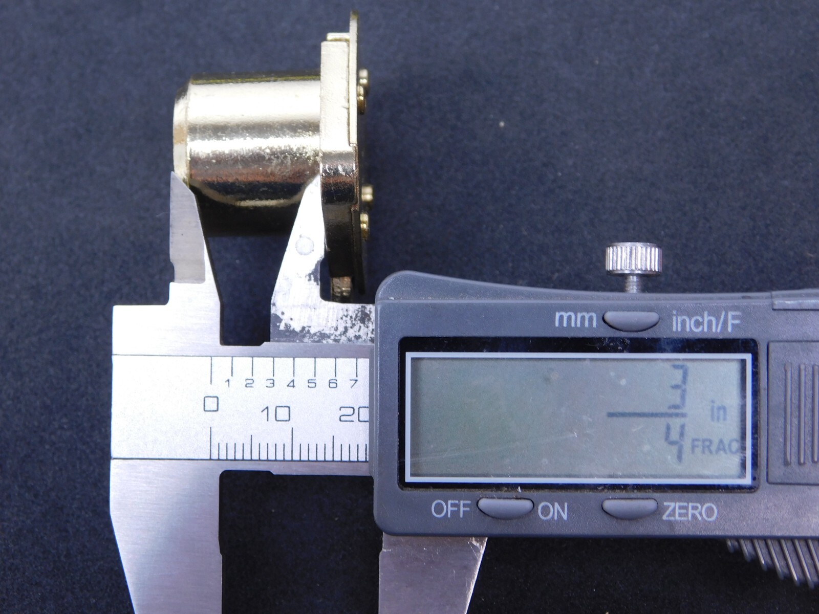 DESK OFFICE DRAWER CABINET LOCK BRASS 7/8"DIA x 3/4"L Cylinder (Keyed Alike) HN