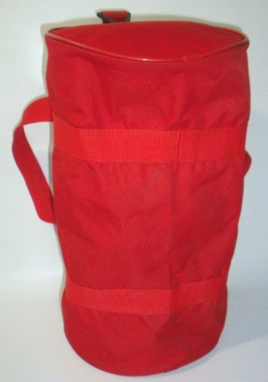Vintage Conoco Red Canvas Duffle Gym Bag, Rare!