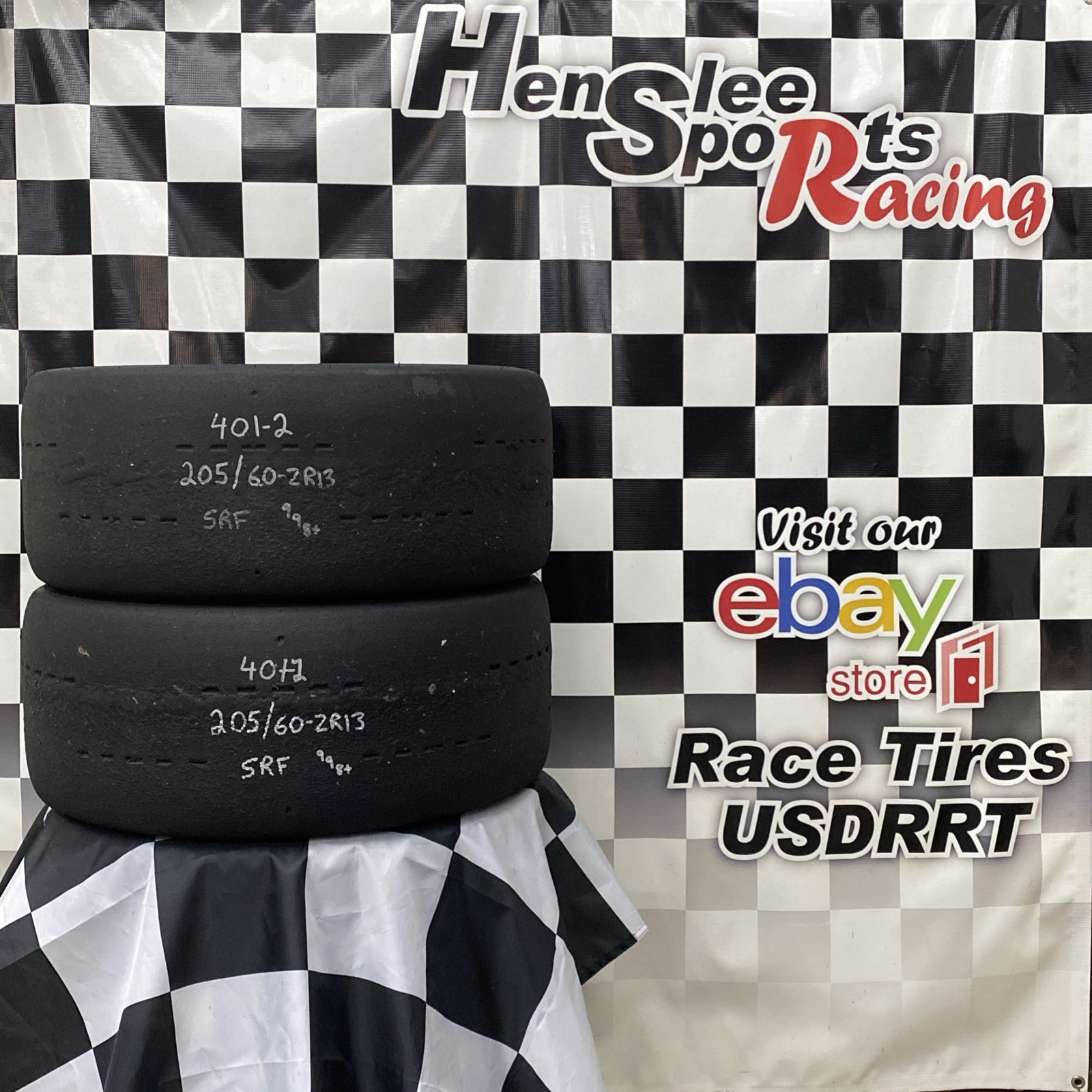 401-2 USDRRT  HOOSIER DOT  Road Race Tires   SRF  205/60-ZR13