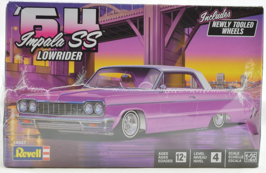 Revell 1964 Chevy Impala SS Lowrider - Newly Tooled Wheels 1/25 Model Kit 14557