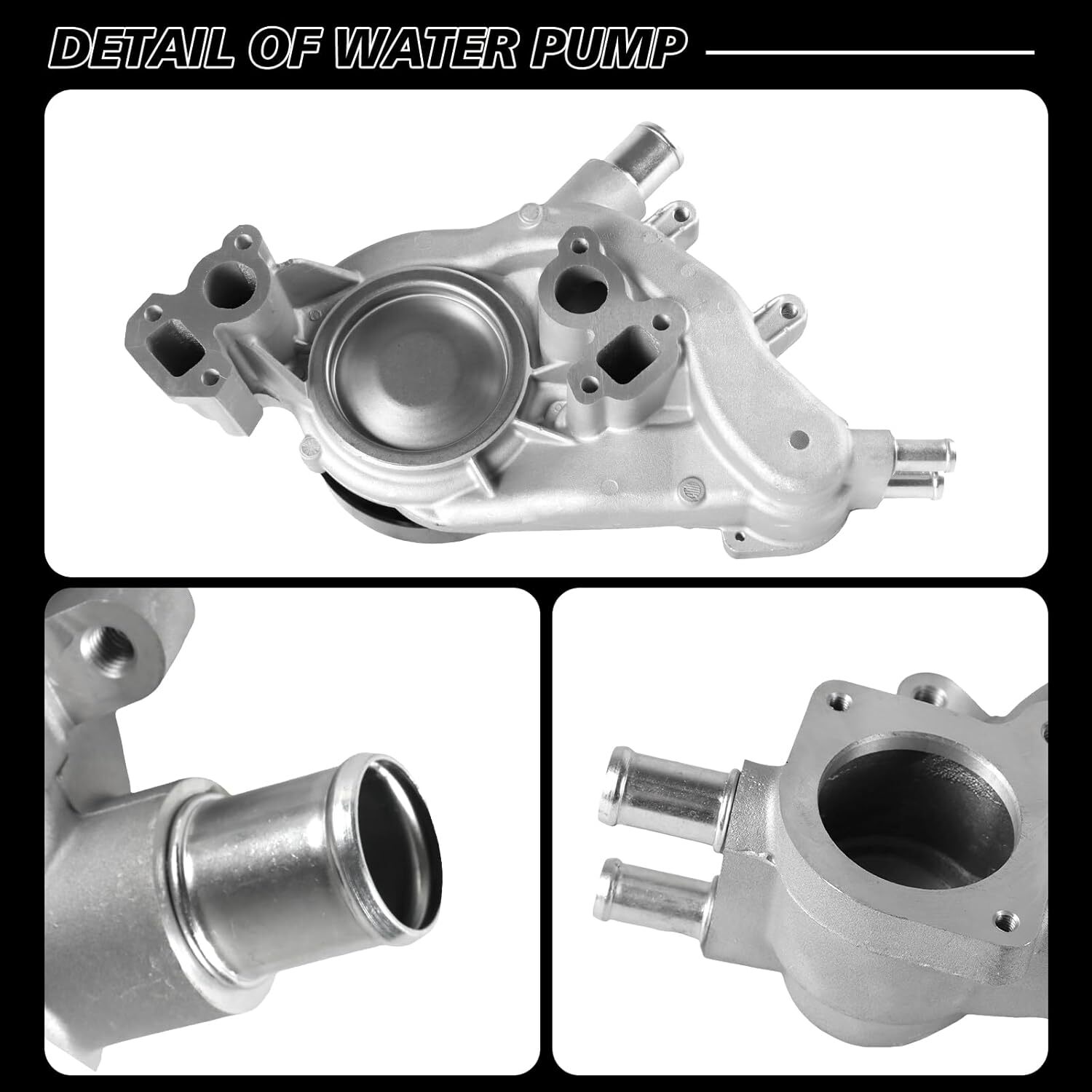 AW6009 Water Pump For Chevy Silverado Tahoe Suburban GMC Sierra 1500 4.8L 5.3L