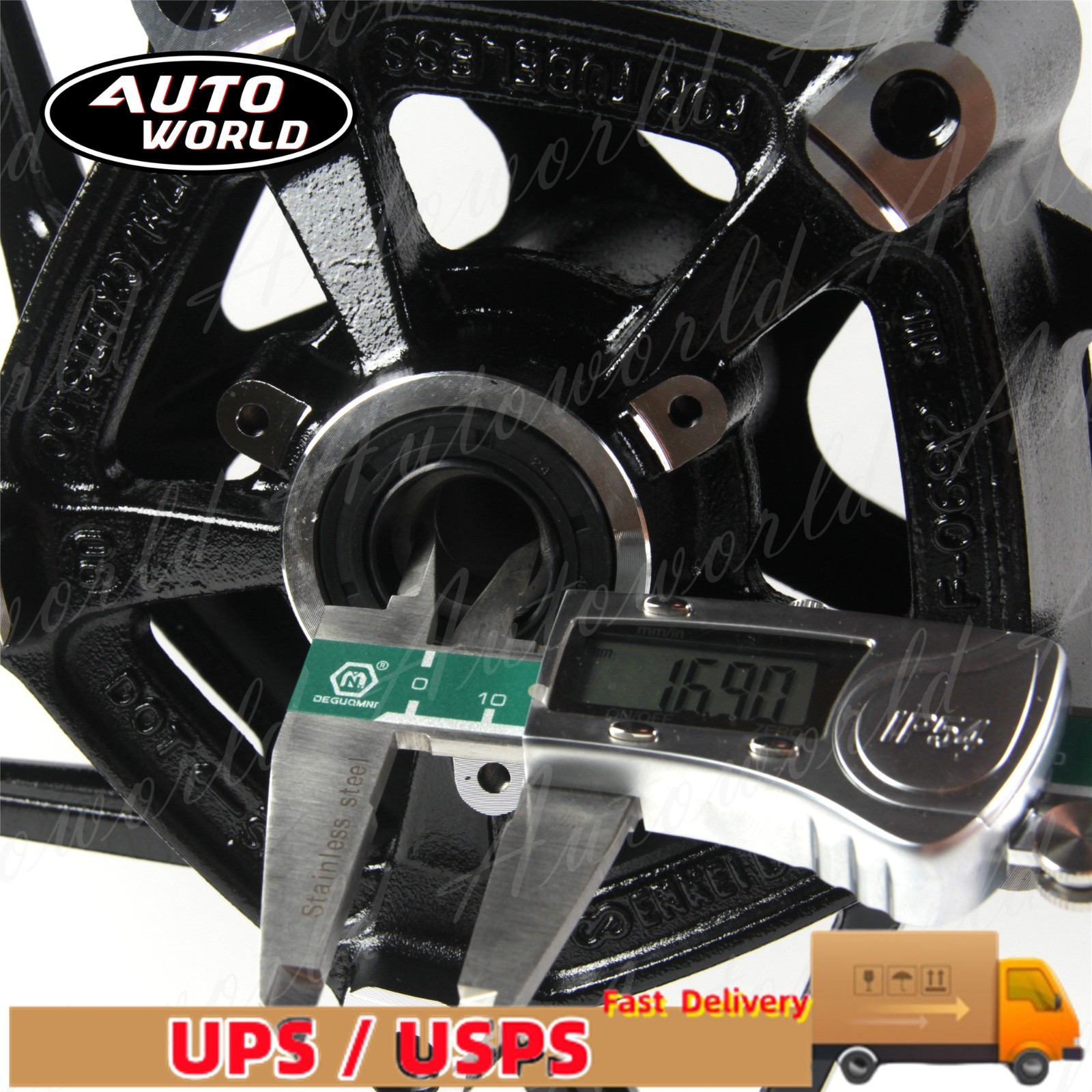 17'' Wheel Rim For Kawasaki Z500 SE 2025 2024 Ninja500R Front Rear Glossy Black