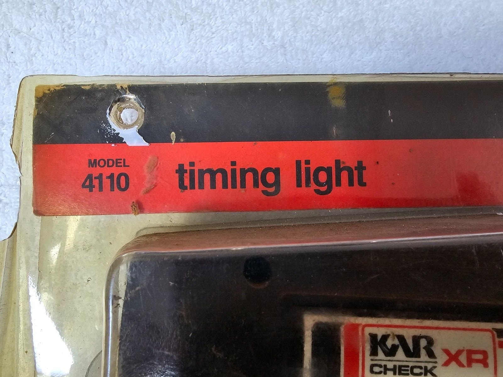 Vintage Power Auto Timing Light, Model 4110 KAR Check XR 60-97189 - Working