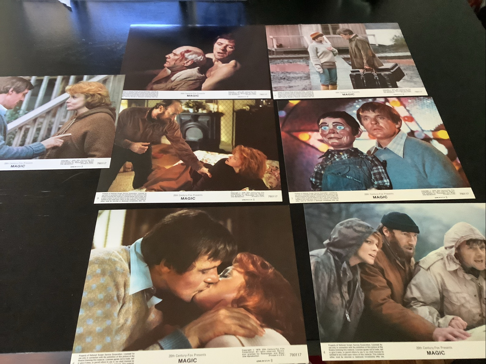 MAGIC 1978 ORIGINAL LOBBY CARD SET OF 7 ANTHONY HOPKINS ANN-MARGRET-EXCELLENT!