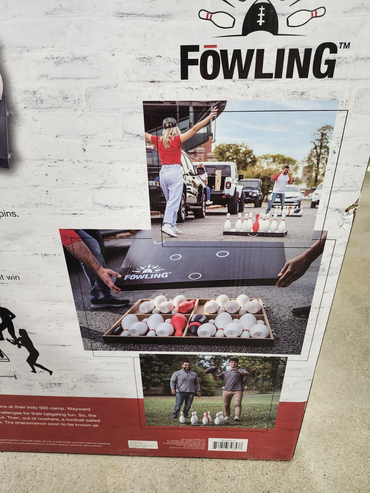 Fowling 35-6010-3 Football and Bowling Portable Game Set