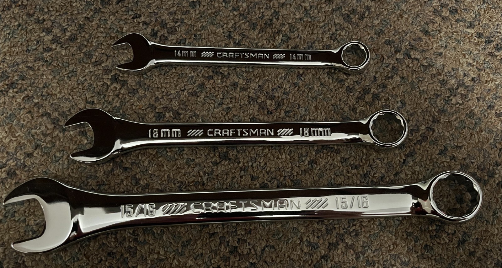 New Craftsman 12pt SAE Combination Wrench Choose Any Size