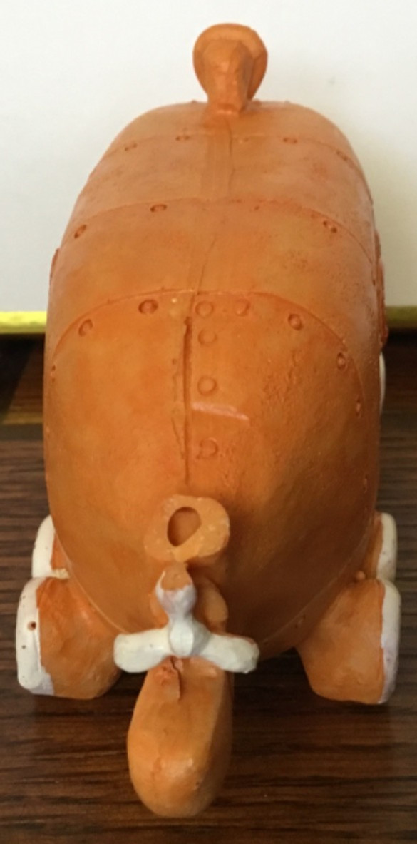 SpongeBob SquarePants Resin Bikini Bottom Bus for Aquarium Fish Tanks Orange