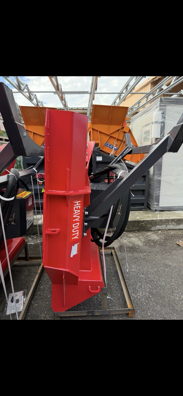 Raytree Forestry Disc Mulcher Shredder Heavy Duty Skid Steer Attachment High Flo