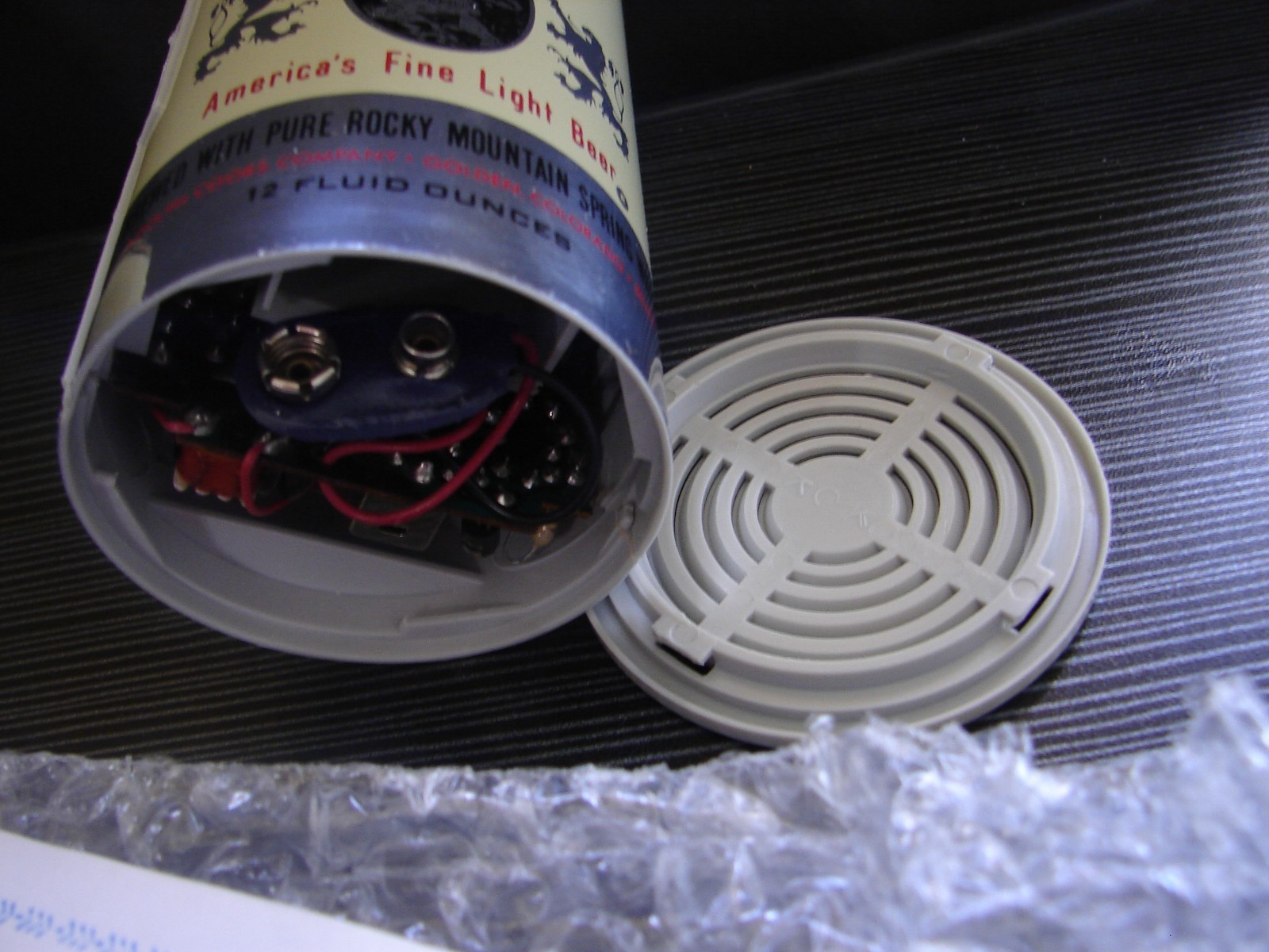 NIB Vintage Coors Beer Can Radio Novelty Am Transistor Radio Working - RARE!