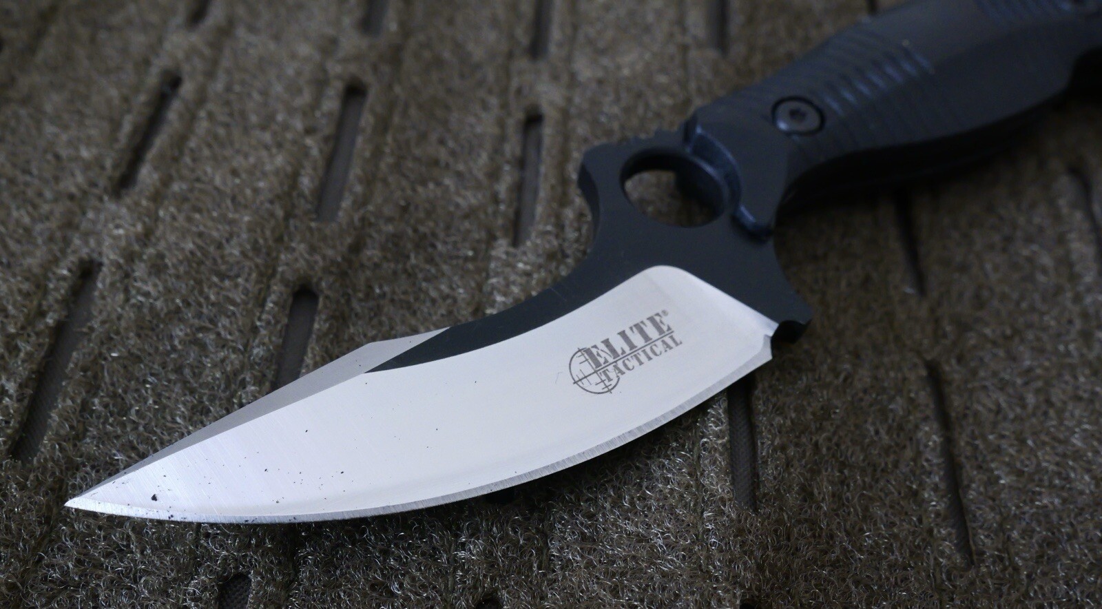 Horizontal Carry Fixed Blade Knife 7.5" Overall Neck Knife Tactical 8CR13 Steel