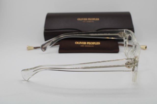 NEW OLIVER PEOPLES OV 5229 1101 BRADFORD CLEAR SILVER AUTHENTIC EYEGLASSES 50-20