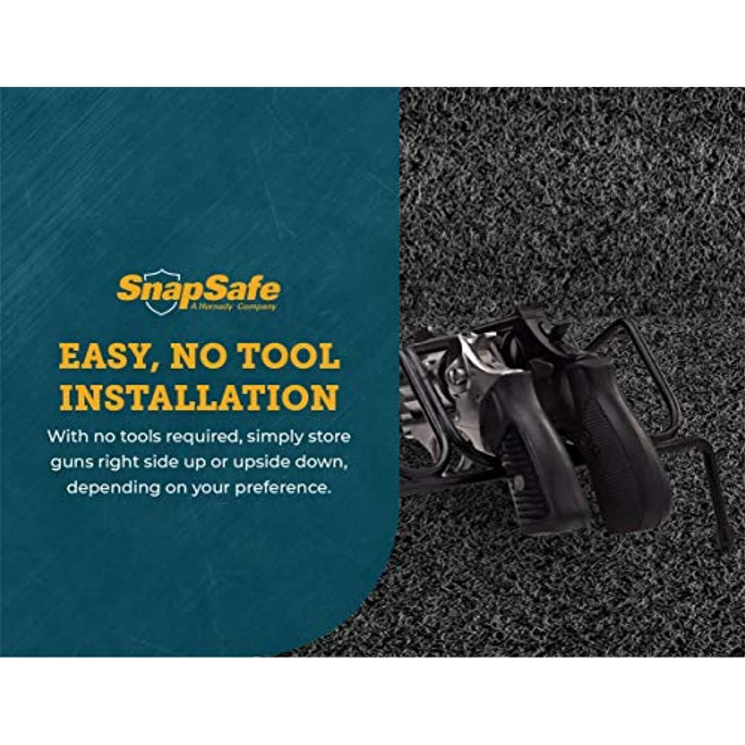 6 Hunting Pistol Handgun Rack Maximize Storage Space Easy Carriage Tactical Tool