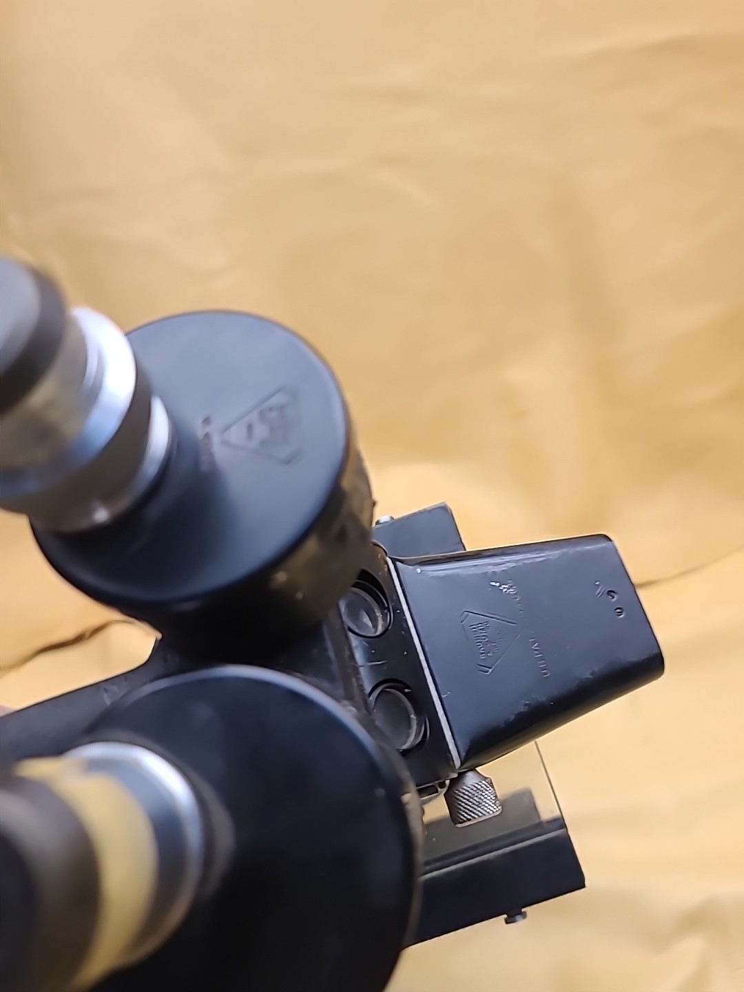 Antique Bausch & Lomb Metallurgical Microscope w/ Illuminator Scientific Lab