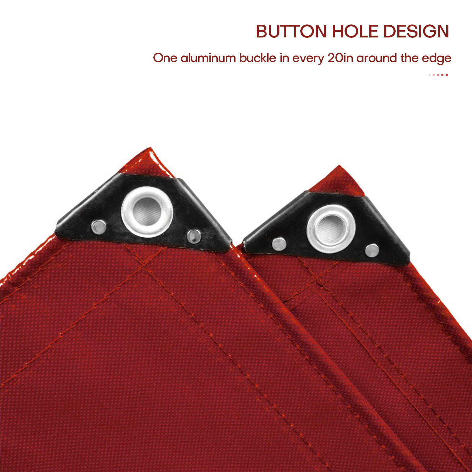 20 Mil Heavy Duty PVC Tarp Waterproof Camping Tarpaulin Sun Shade Tent Cover