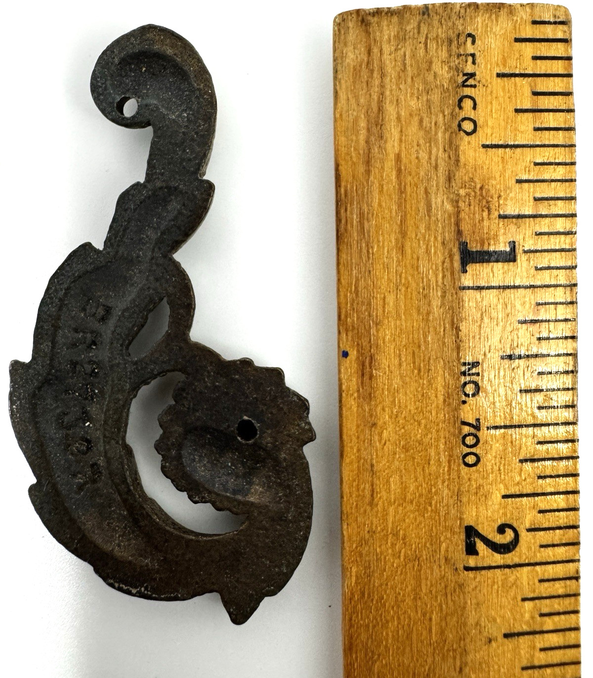 Antique Brass Furniture Embellishments 2 3/8" Trim Ornaments Restore Set of 2