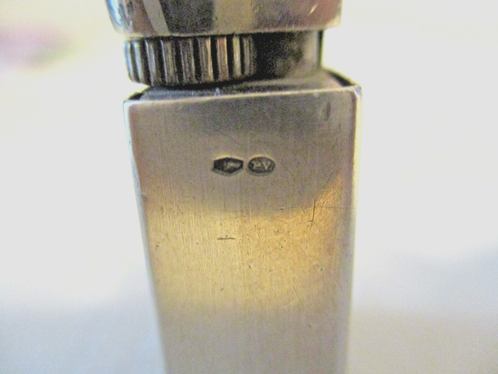 Art Deco Heavy Silver Lighter with Hall Marks ( Gamma) ?