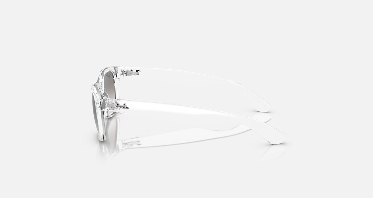 Ray-Ban New Wayfarer Transparent/Grey Gradient 55 mm Sunglasses RB2132 677432 55