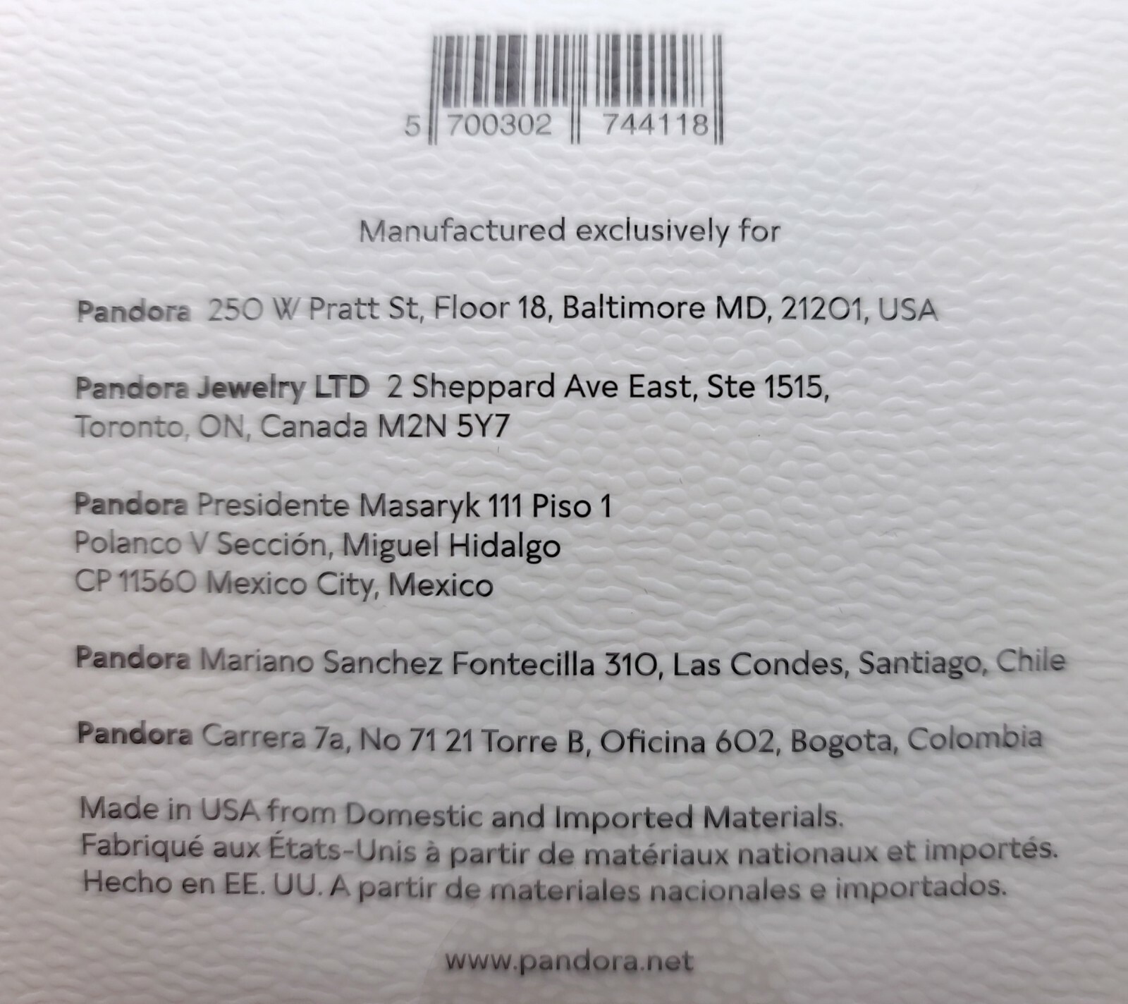 New PANDORA Bracelet Charm Ring Necklace Polishing Cloth Set Jewelry Care Kit