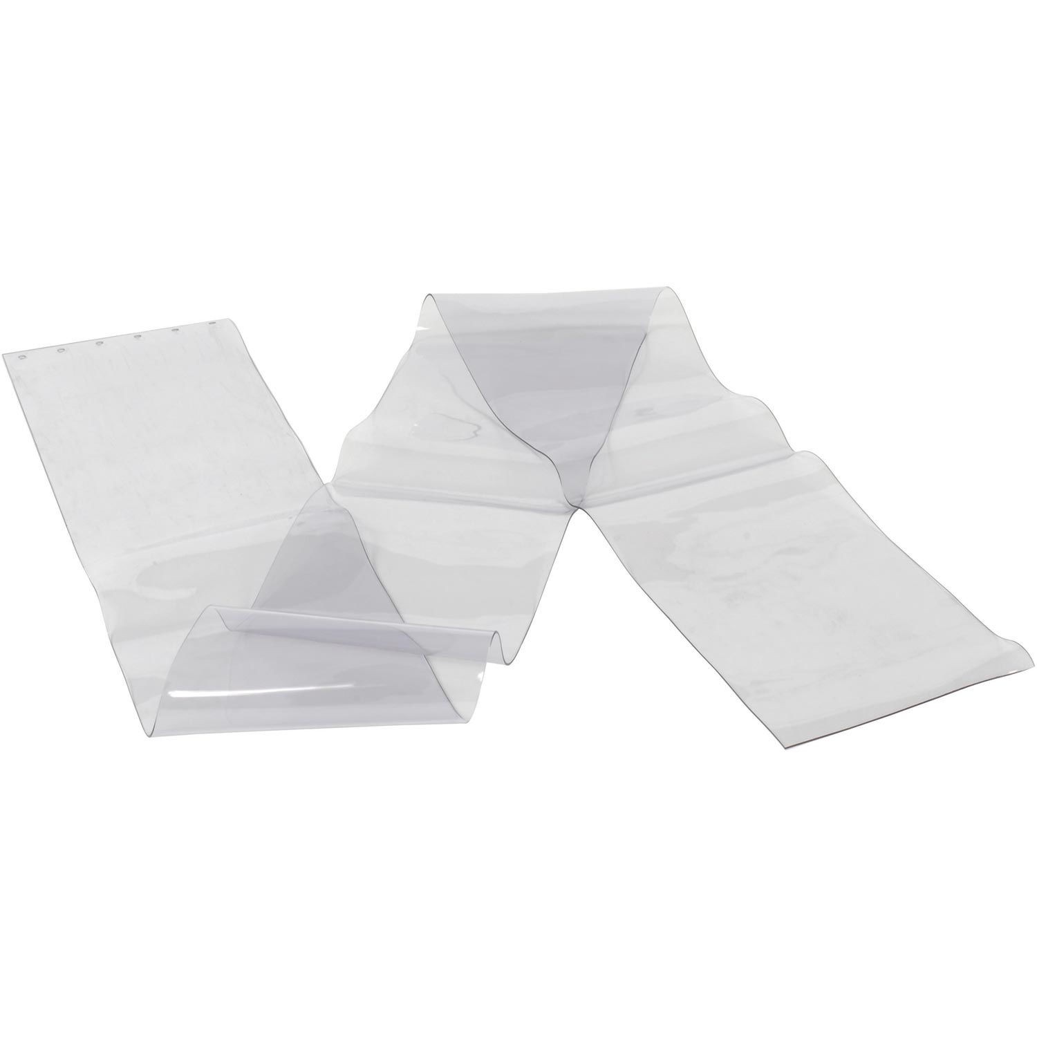 12" x 10' Standard Clear Strip for Strip Curtain Doors Lot of 5