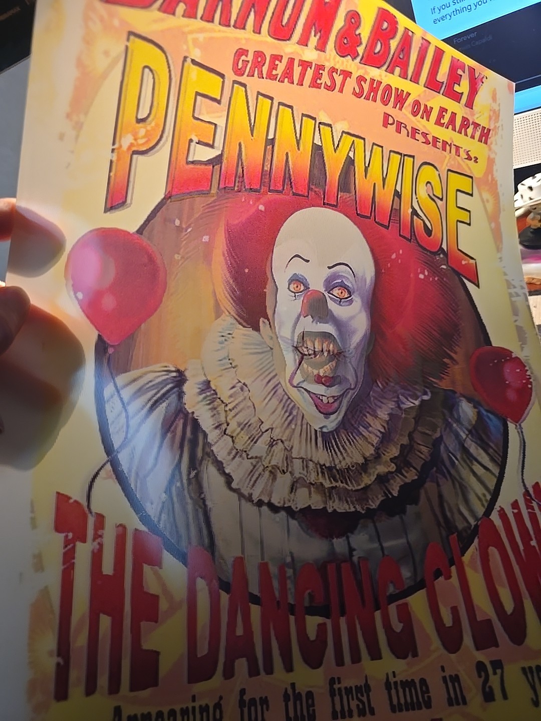 Pennywise It The Clown Lenticular 3d Poster 11×17