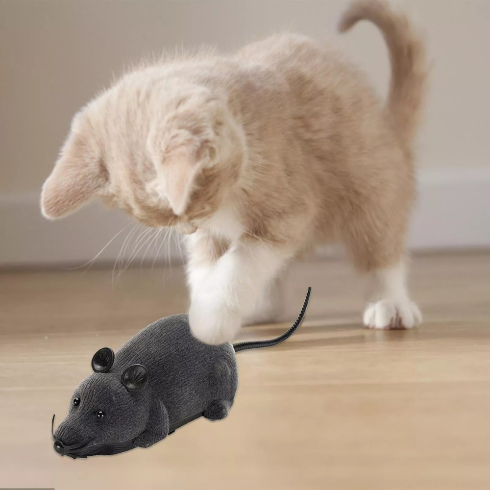 Wireless Remote Control RC Rat Electronic Mouse for Cat Dog Pet Toy Novelty US