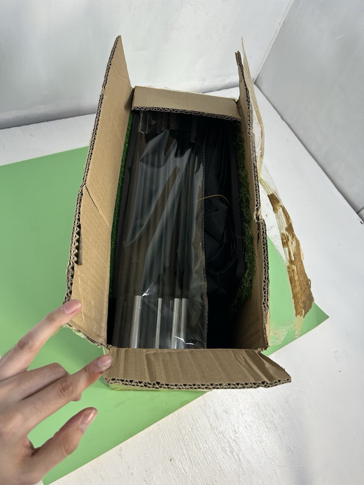 10x7ft Golf Practice Net with Hitting Mat and Balls