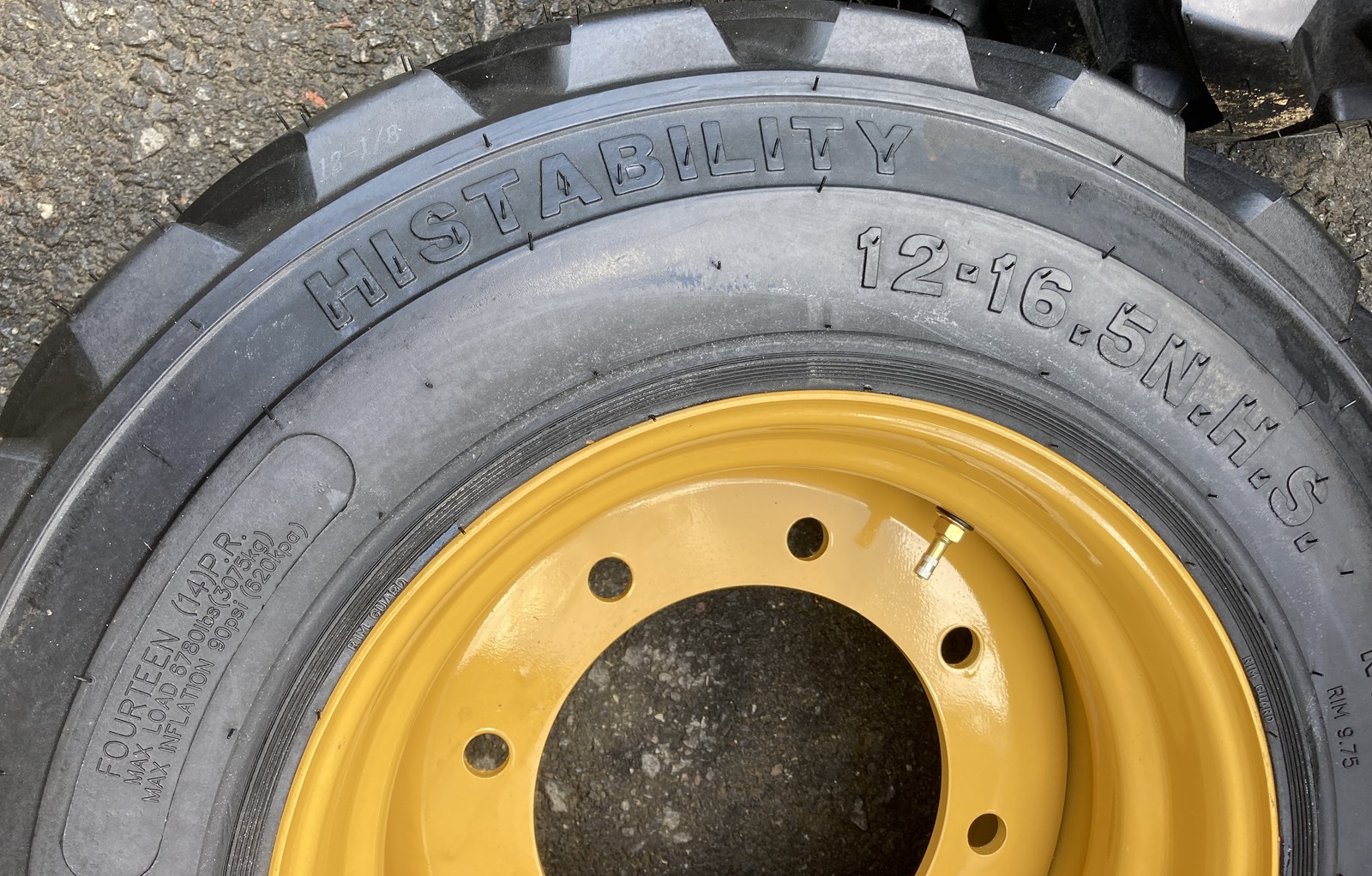 2-12-16.5 SKS-1 Front Tires/Rims for 4WD John Deere 210, 310, 410, 510, 610