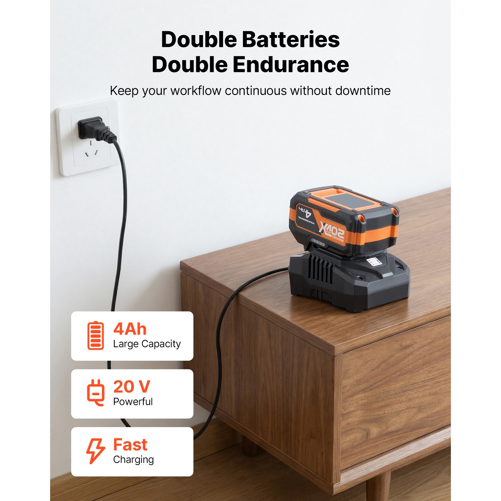 Uimoso Cordless SDS-Max Rotary Hammer Drill 1-9/16 in for Concrete and Masonry