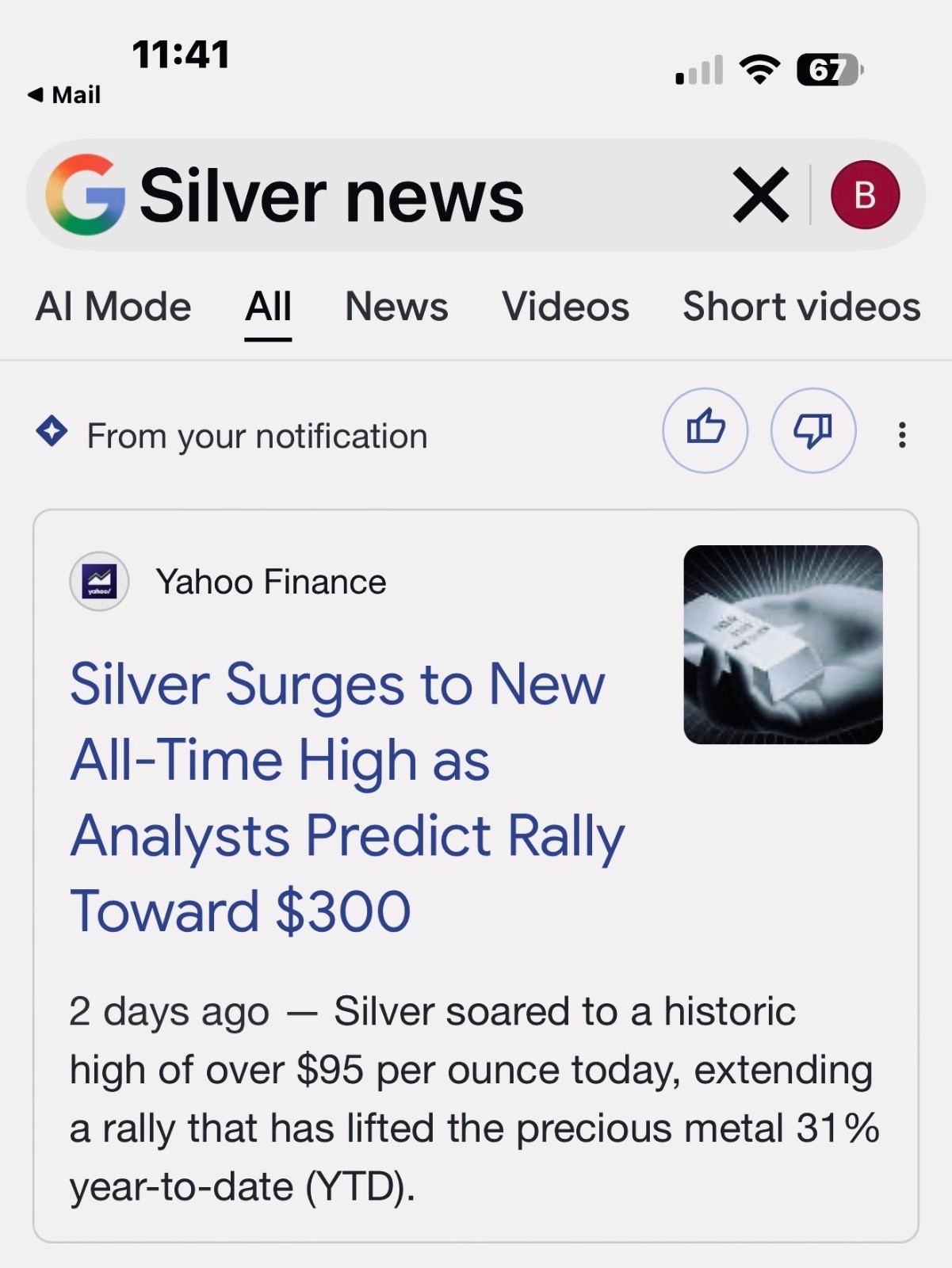 1982 George Washington 250th Anniversary Of Birth Silver Proof Half Dollar