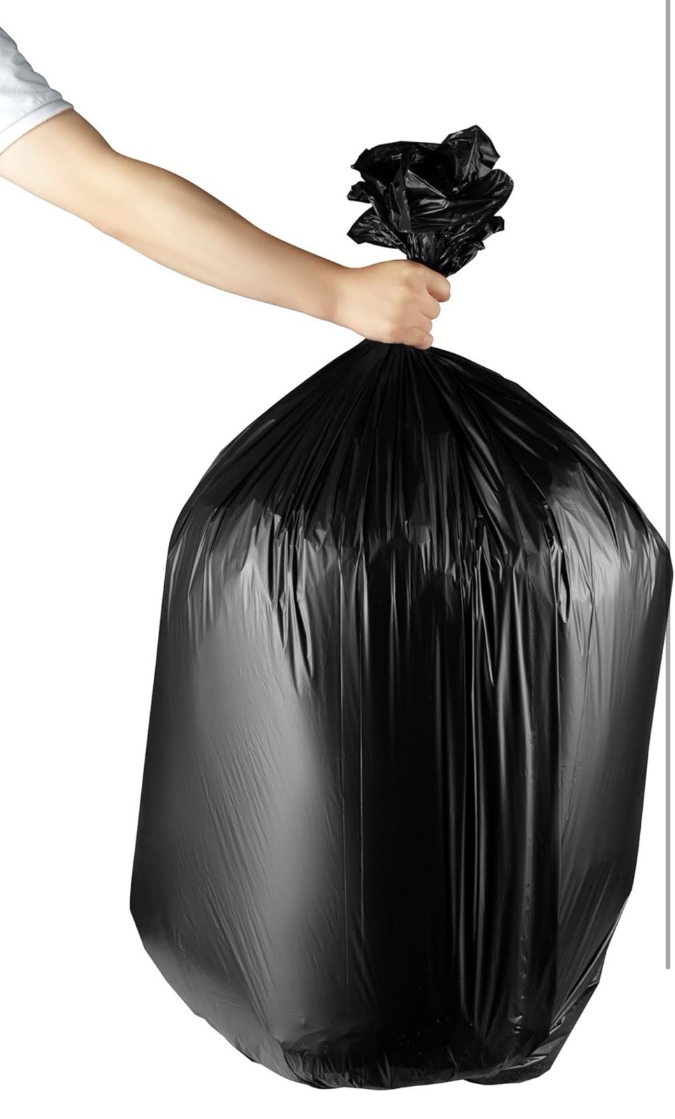 Trash Bags Heavy Duty - 55-60 Gallon Bulk 150 Pack Large Garbage Bags Contractor